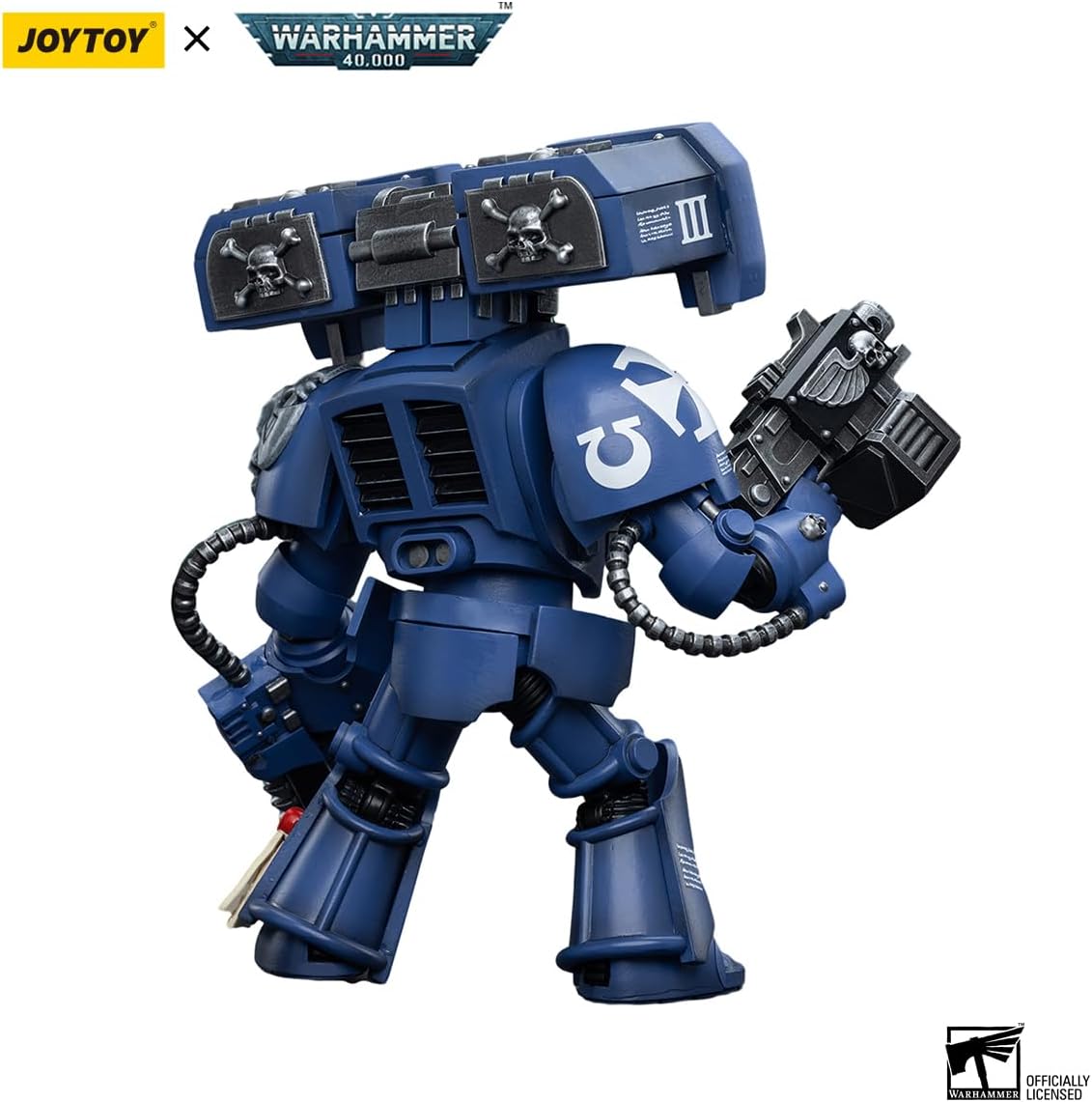 HiPlay JoyToy Warhammer 40K Ultramarines Terminators Brother Andrus 1:18 Scale Collectible Action Figure