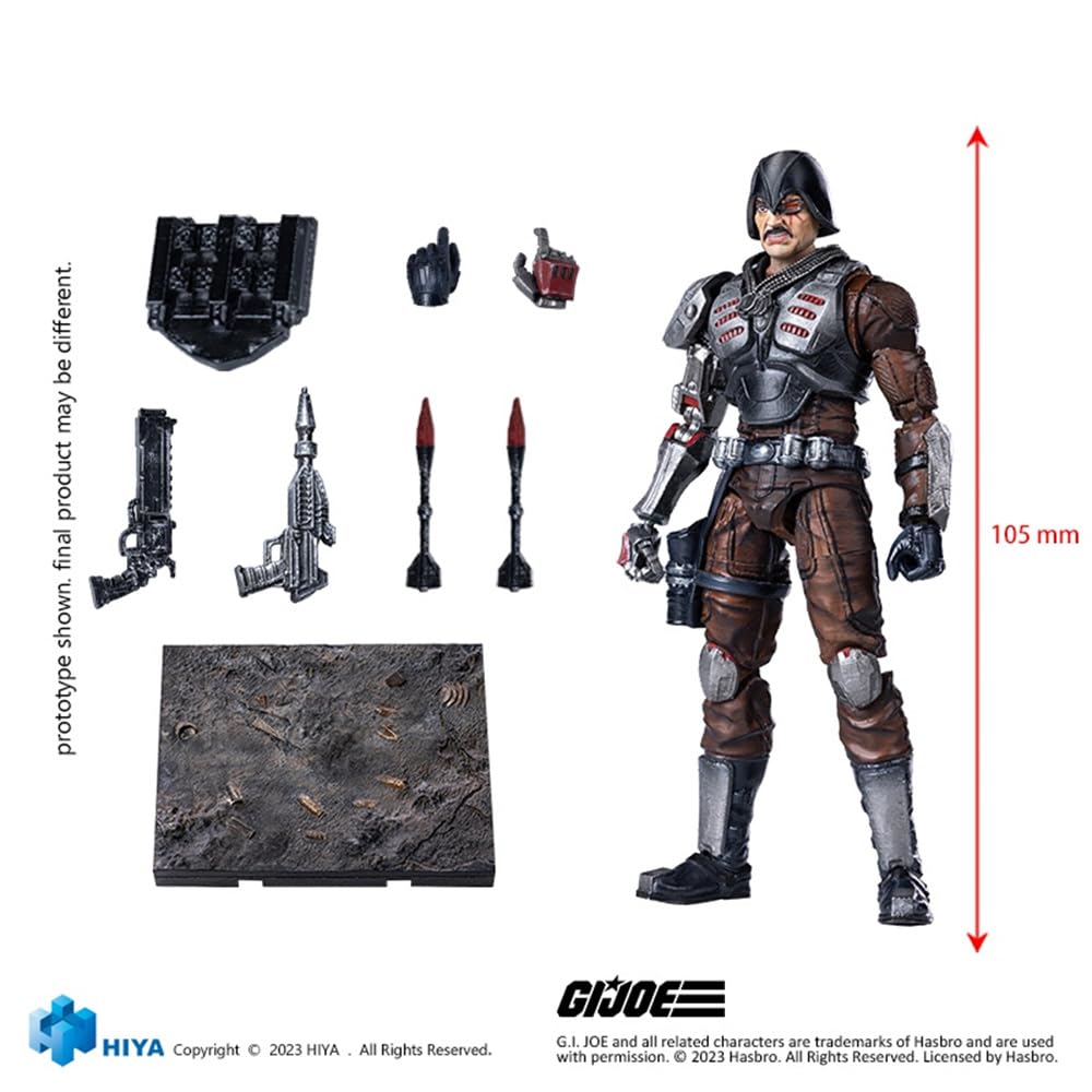 HiPlay HIYA Male Action Figure: Major Bludd, 1:18 Scale Miniature