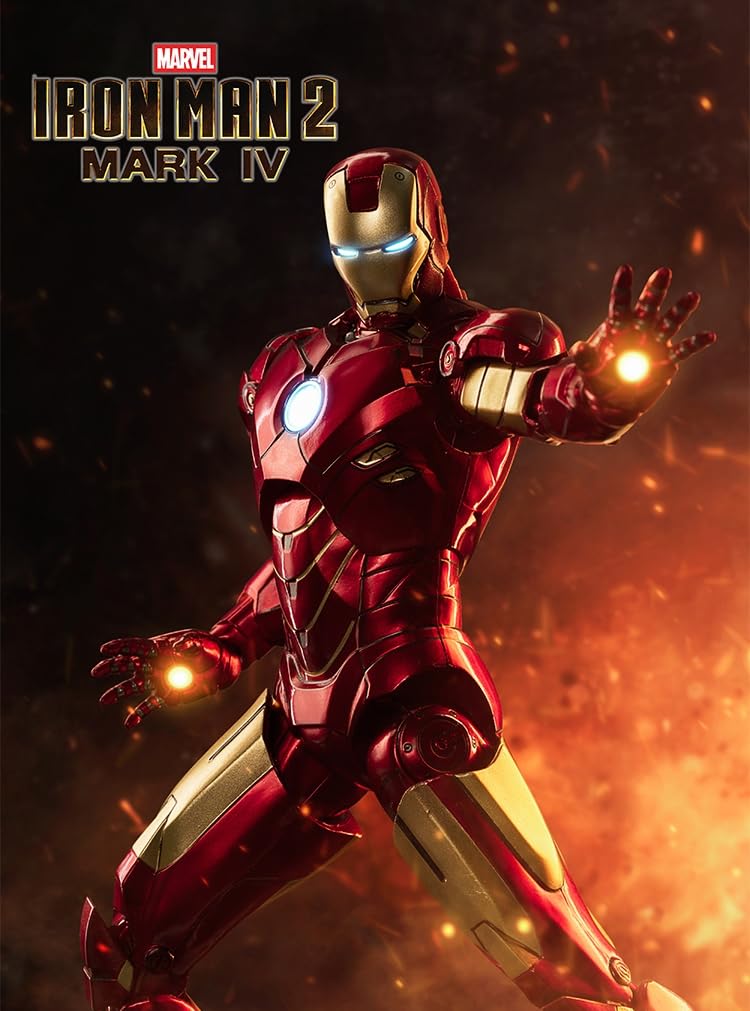 HiPlay ZD Collectible Figure Full Set: Iron Man Mark, 1:10 Scale Miniature Action Figurine