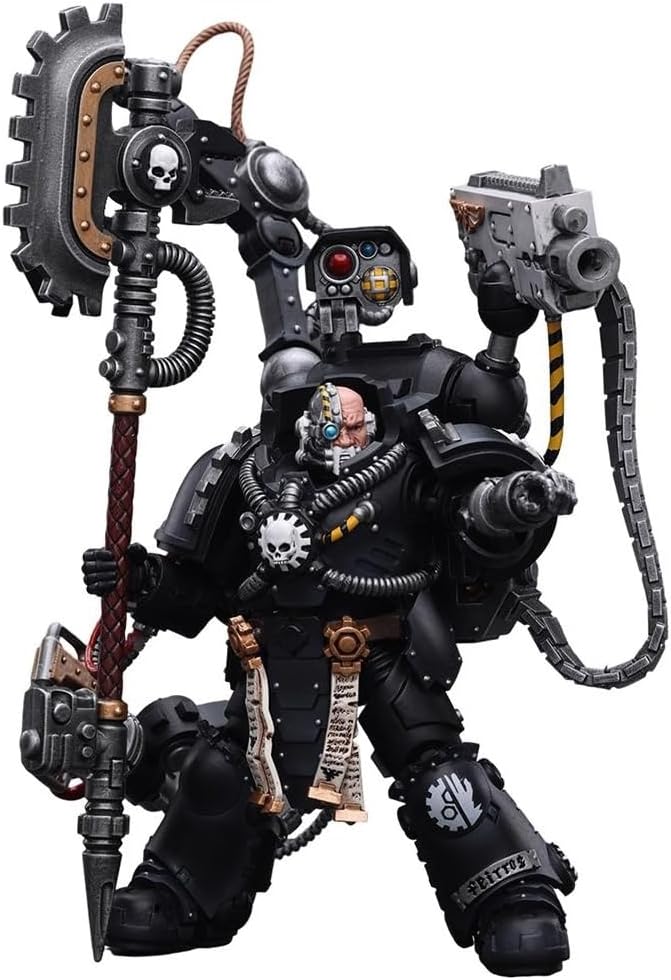 HiPlay JoyToy Warhammer 40K Collectible Figure: Iron Hands lron Father Feirros 1:18 Scale Action Figures