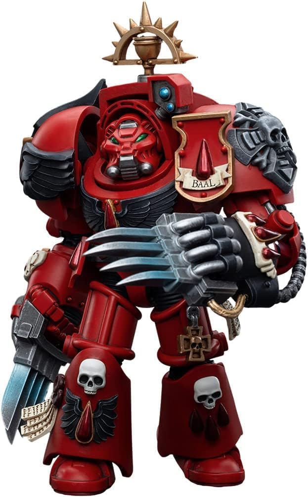 HiPlay JoyToy 40K Blood Angels Assault Terminators Brother Tyborel 1:18 Scale Collectible Action Figure