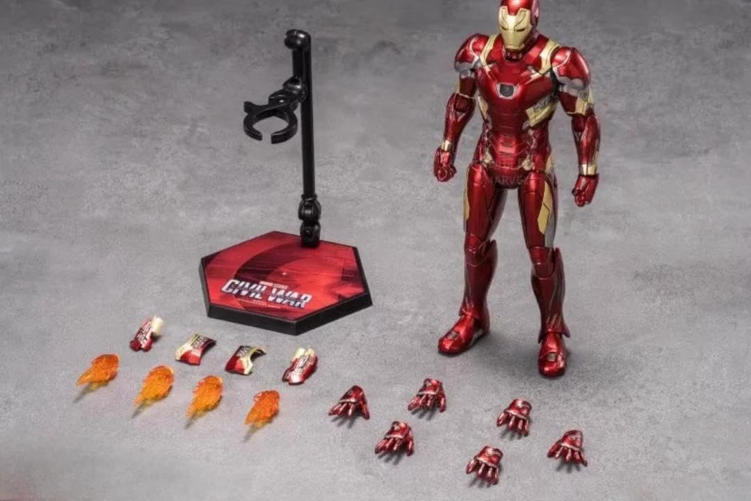 HiPlay ZD Collectible Figure Full Set: Iron Man Mark, 1:10 Scale Miniature