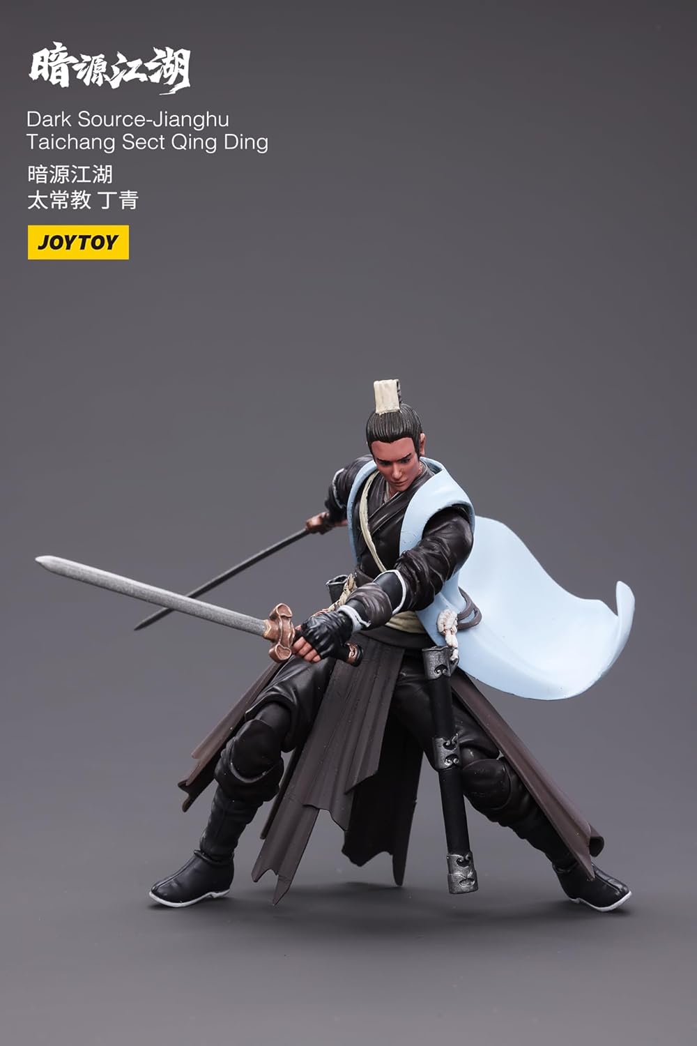 JoyToy 1/18 Scale Dark Source Battle for The Stars Chinese Ancient Warriors Jianghu Taichang Sect Qing Ding Action Figure