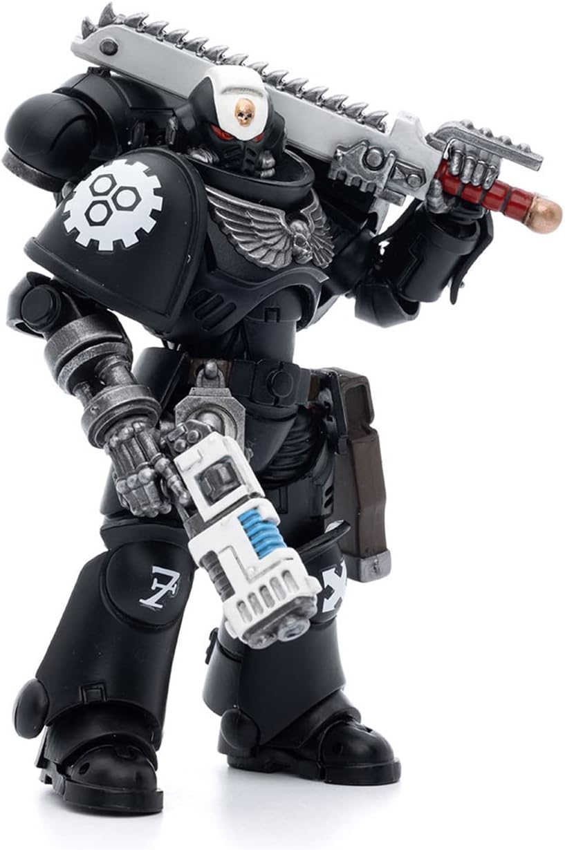 HiPlay JoyToy ¡Á Warhammer 40K Officially Licensed 1/18 Scale Science Fiction Action Figures Full Set Series-Iron Hands Assault Intercessors Sergeant Kalock