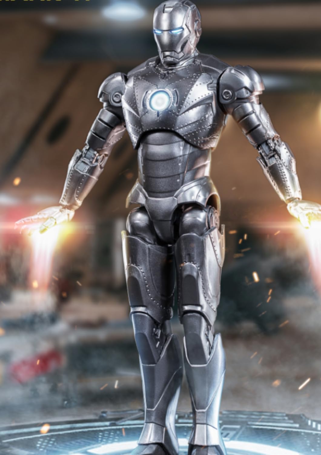 Conjunto completo de figuras coleccionables de ZD: Iron Man Mark, figura de acción en miniatura a escala 1:10
