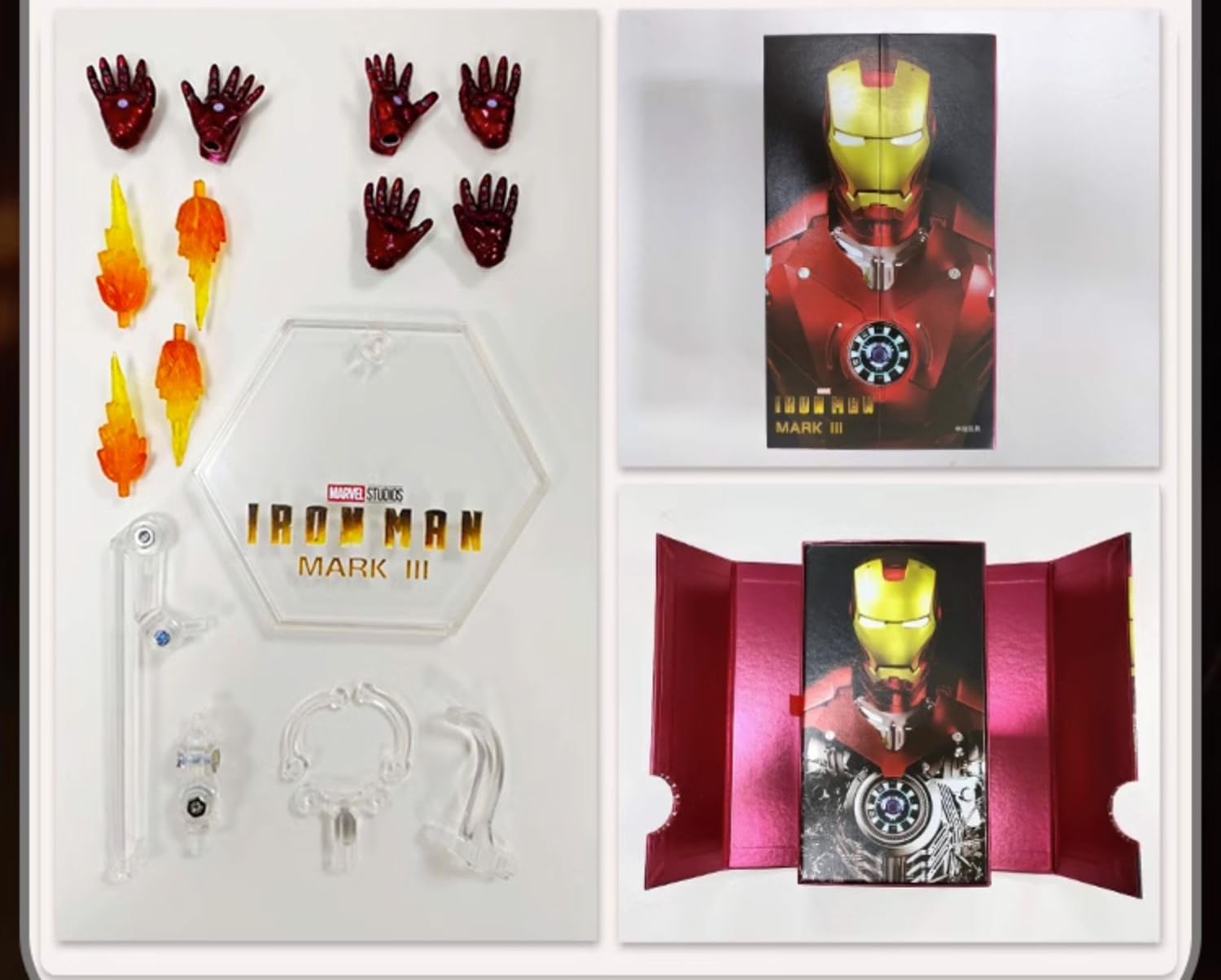 HiPlay ZD Collectible Figure Full Set: Iron Man Mark, 1:10 Scale Miniature