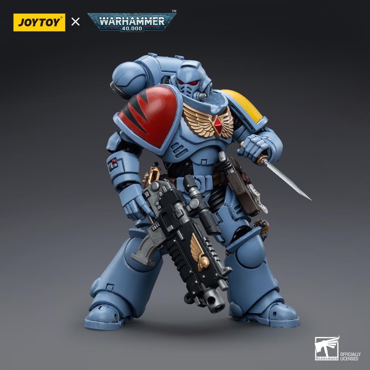 HiPlay JoyToy ¡Á Warhammer 40K Officially Licensed 1/18 Scale Science Fiction Action Figures Full Set Series (Intercessors, Space Wolves)