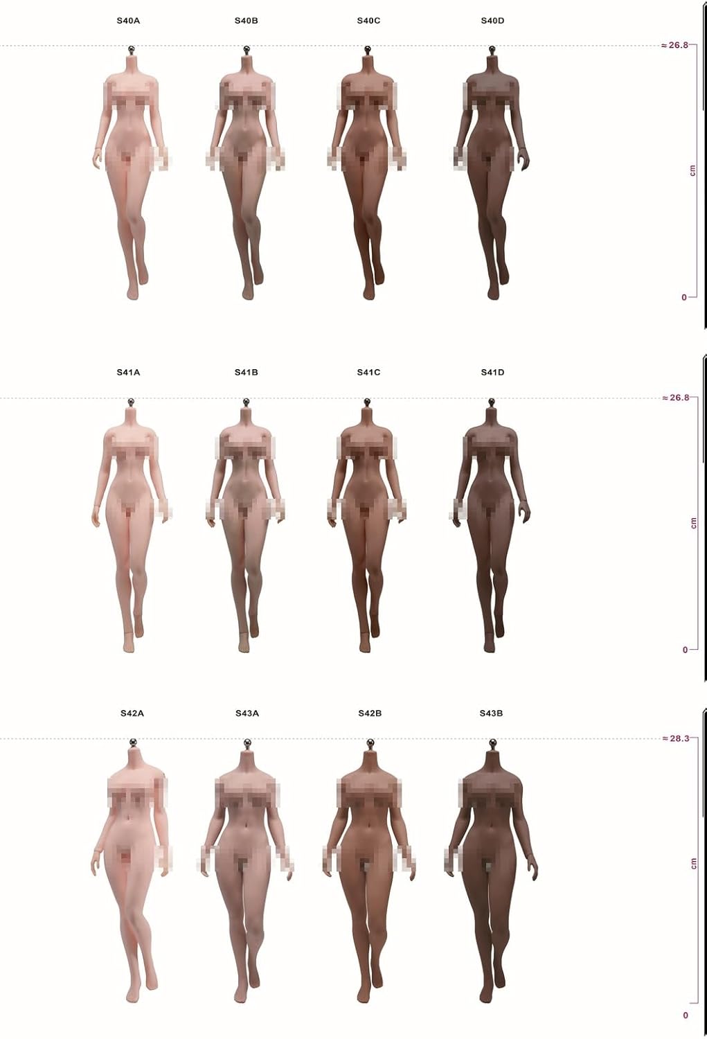 TBLeague 1/6 Seamless S39B Action Figures Body