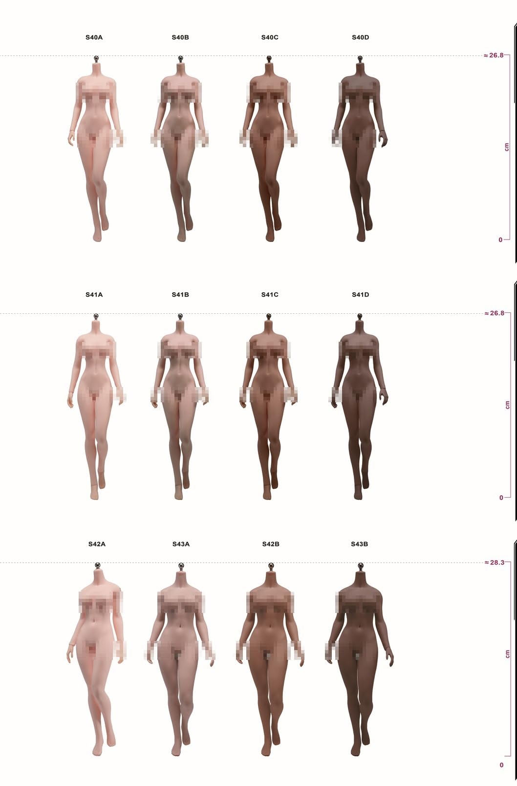 HiPlay Tbleague 1:6 Scale Female Seamless Action Figure Body