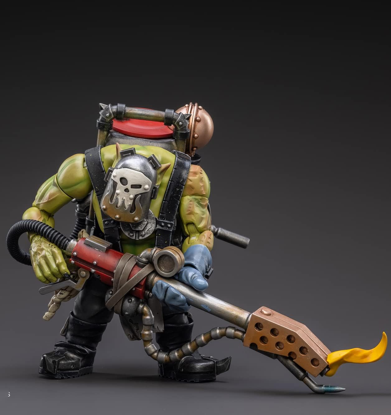 HiPlay JoyToy ¡Á Warhammer 40K Officially Licensed 1/18 Scale Science Fiction Action Figures Full Set Series Ork Commandos Burna Boy Ragrob