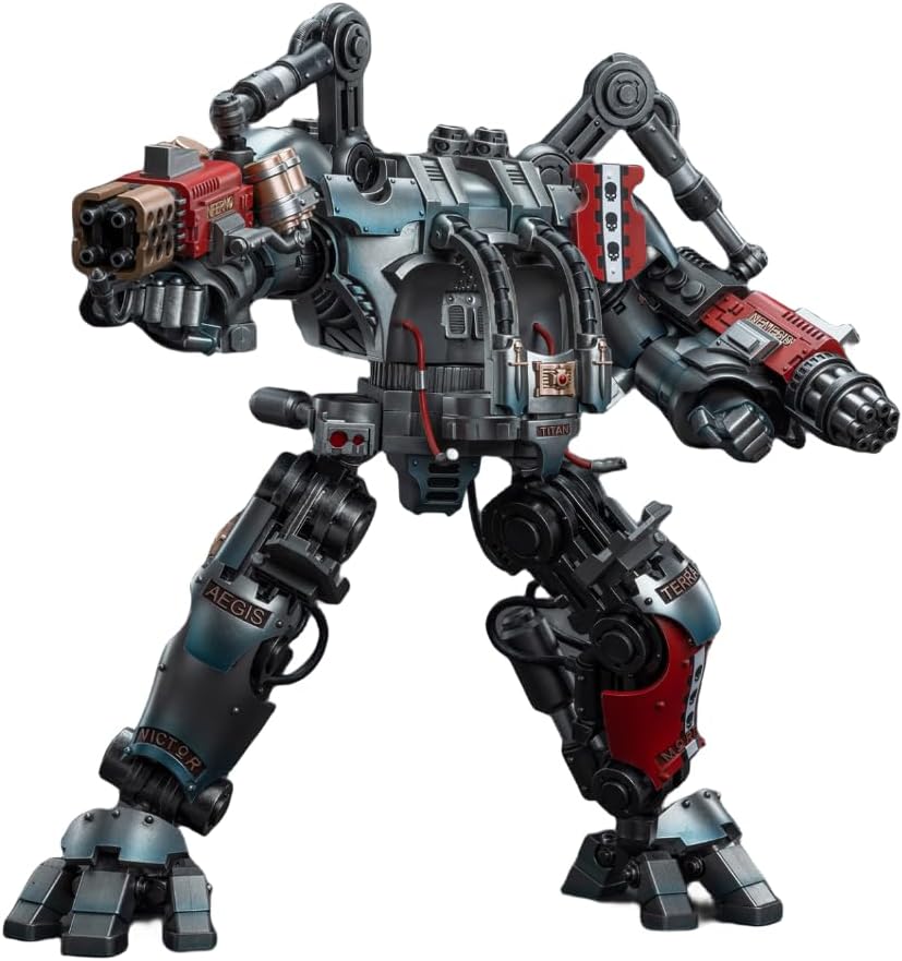 HiPlay JoyToy 40K Collectible Figure: Grey Knights Nemesis Dreadknight Including Pilot 1:18 Scale Action Figures JT6434 (NemesisJSY)