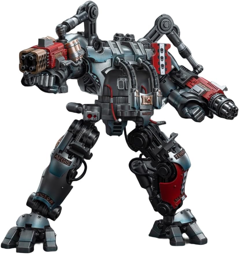 Figura coleccionable JoyToy 40K: Caballeros Grises Nemesis Dreadknight, escala 1:18, JT7592 (Mecha Nemesis, piloto no incluido)