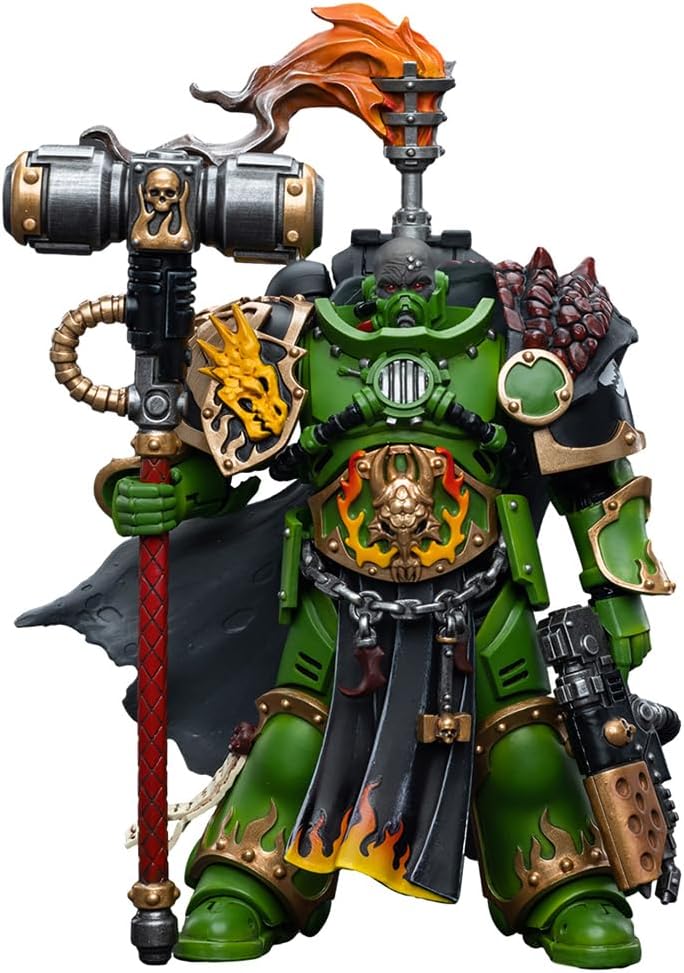 HiPlay JoyToy Warhammer 40K Salamanders Captain Adrax Agatone 1:18 Scale Collectible Action Figure