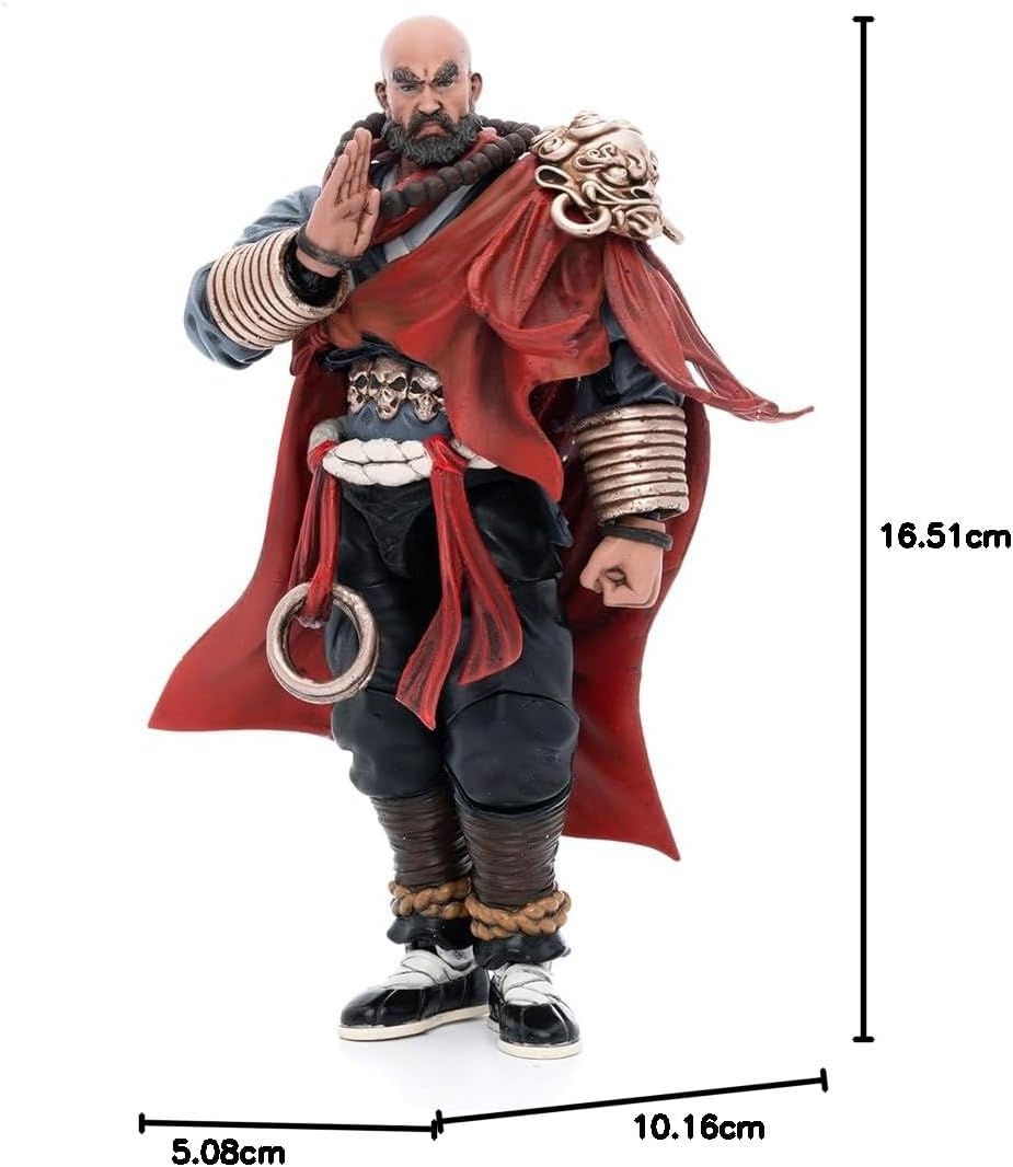 JoyToy 1/18 Scale Dark Source Battle for The Stars Chinese Ancient Warriors Jianghu Cangwu Temple Monk Wunian Action Figure