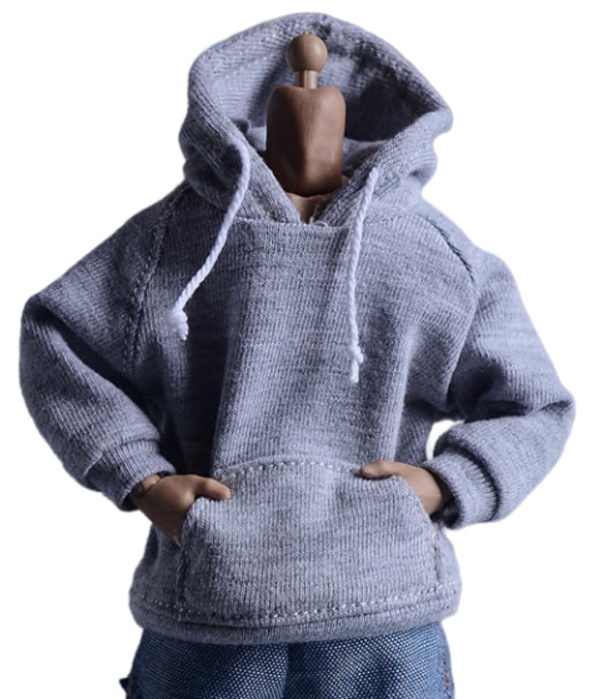 1/12 Scale Figure Doll Clothes: Sport Set Hoodies and Pants Collectible Accessory