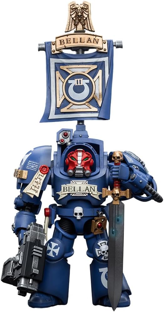 HiPlay JoyToy Warhammer 40K Ultramarines Terminators Sergeant Bellan 1:18 Scale Collectible Action Figure