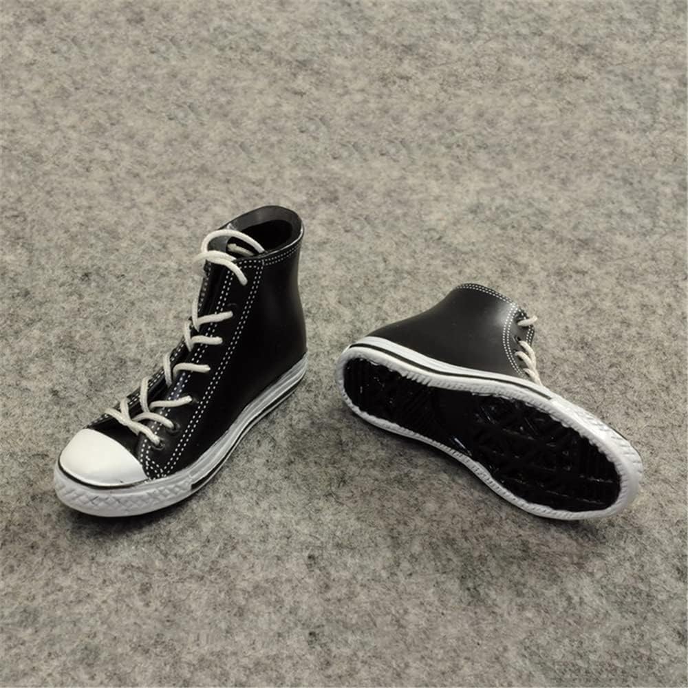 1/6 Scale Figure Shoes, Trainers, Boots, High-Heeled Shoes Black for 12 Inch Action Figure