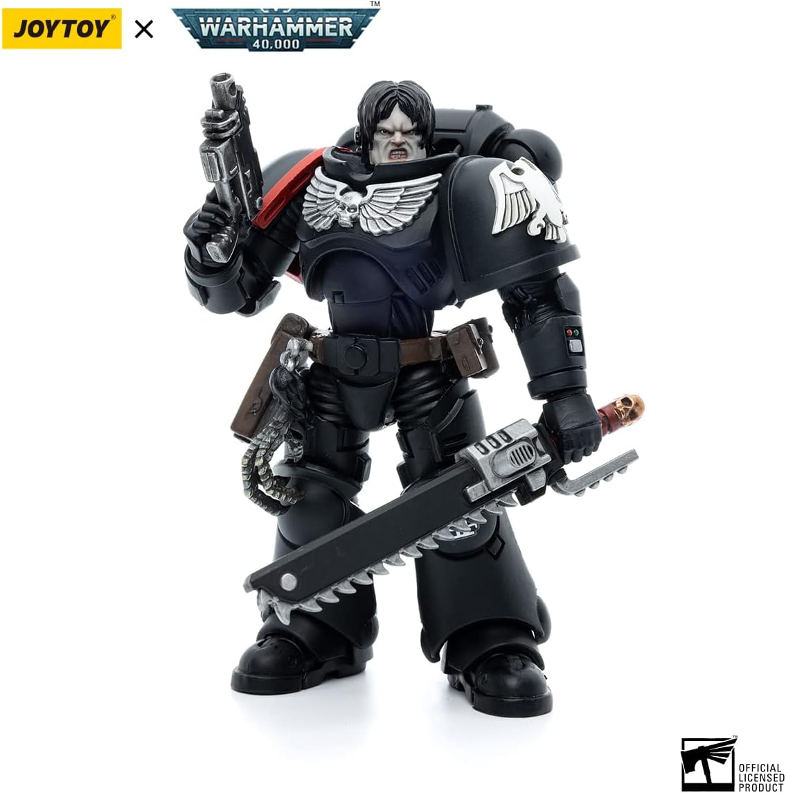 JoyToy 40K Officially Licensed 1/18 Scale Action Figures Full Set Series Colvane, Raven Guard