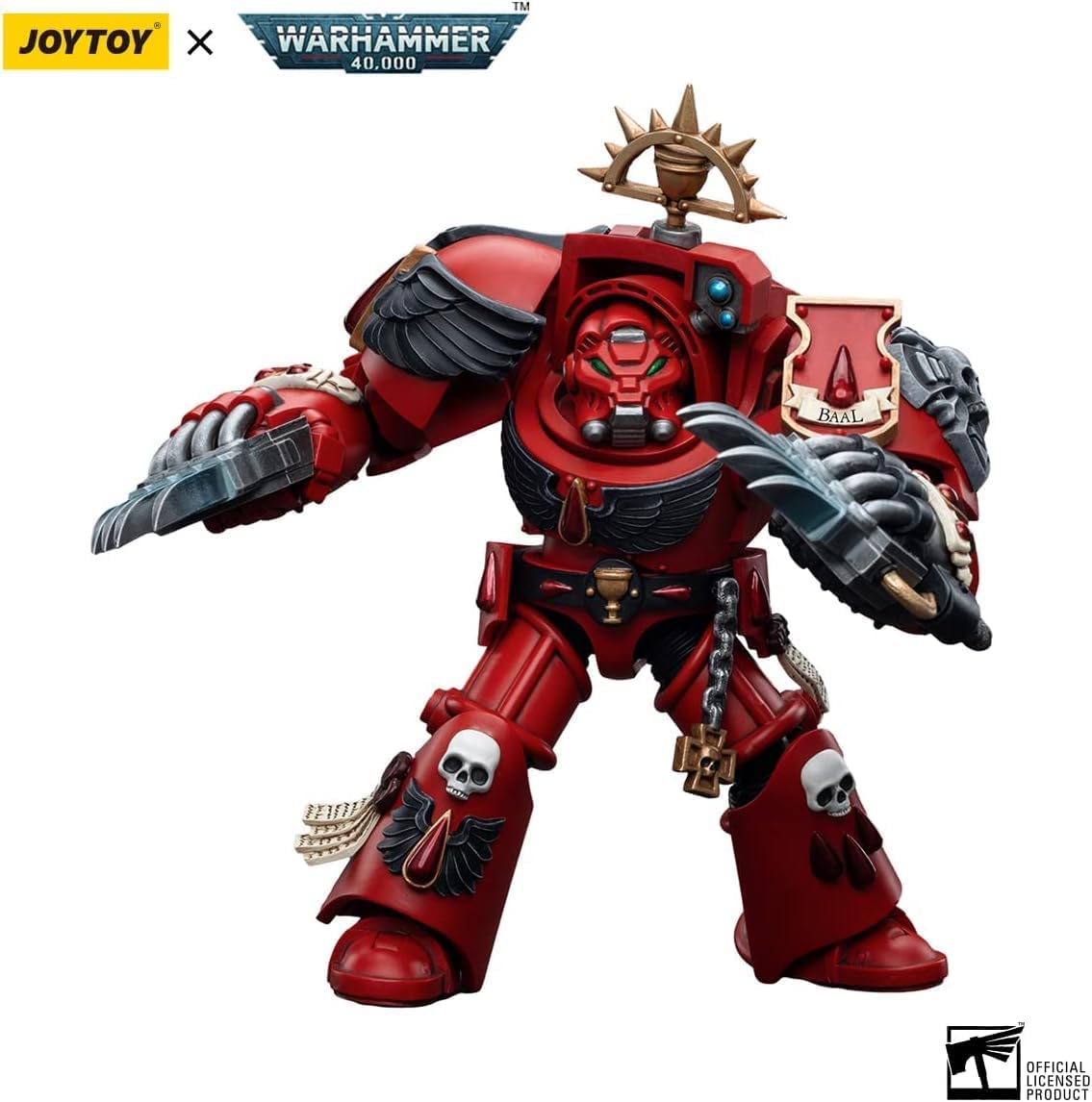 HiPlay JoyToy 40K Blood Angels Assault Terminators Brother Tyborel 1:18 Scale Collectible Action Figure