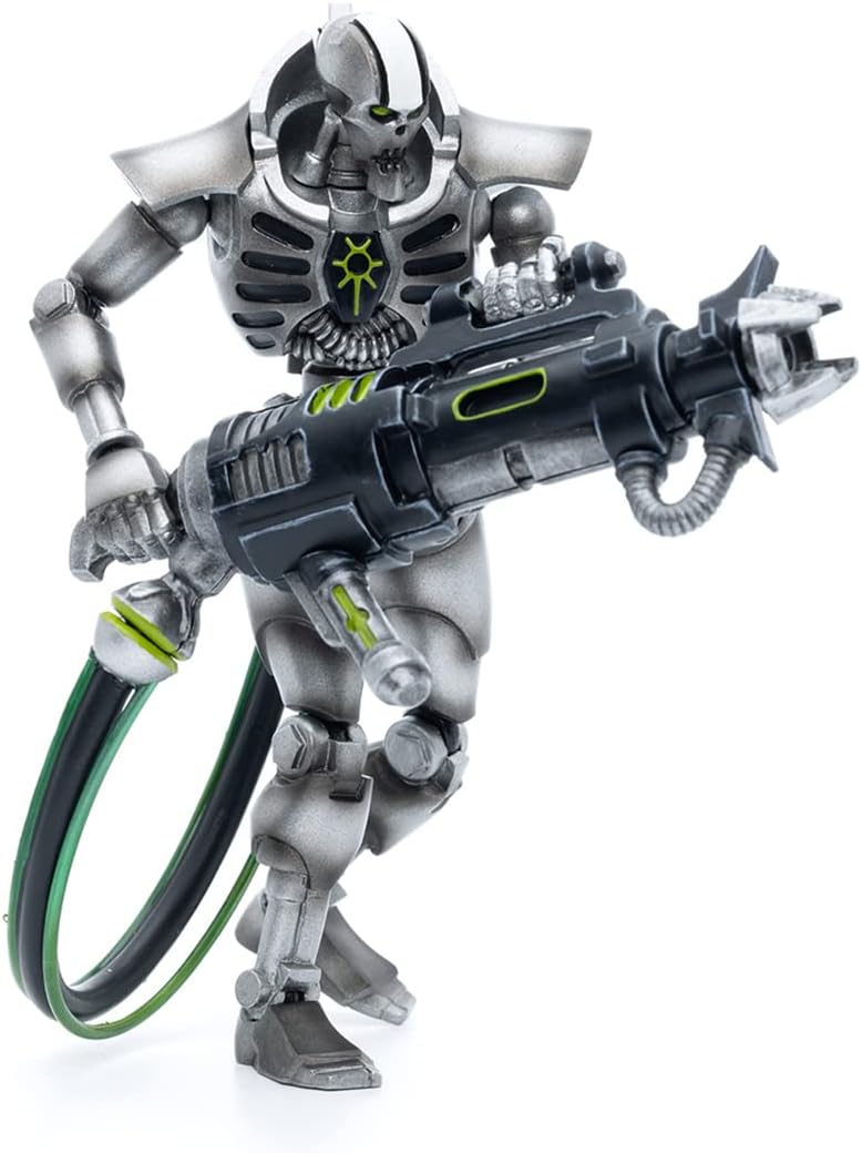 HiPlay JoyToy Warhammer 40K Necrons Sautekh Dynasty Immortal with Tesla Carbine 1:18 Scale Collectible Action Figure