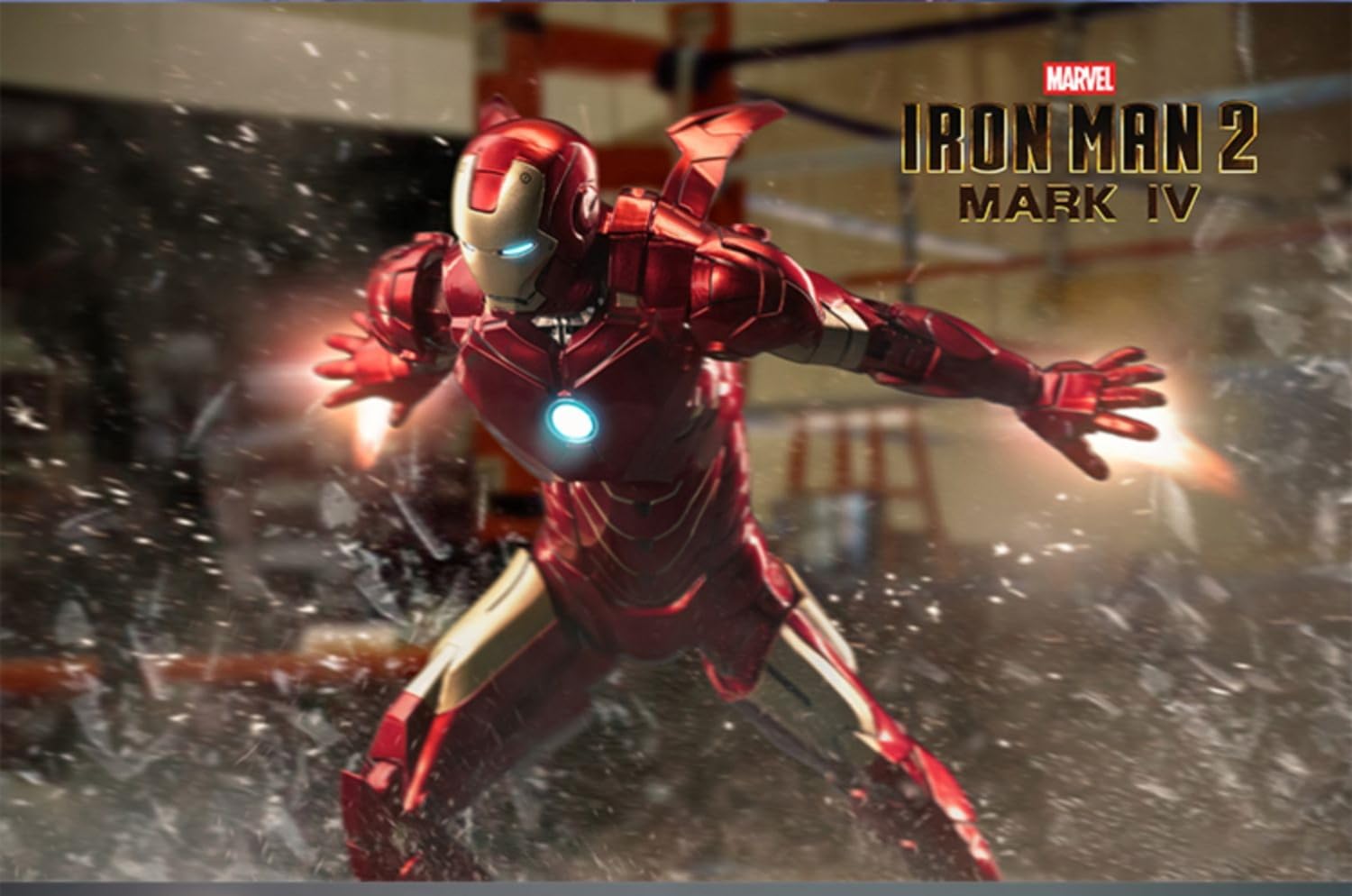 HiPlay ZD Collectible Figure Full Set: Iron Man Mark, 1:10 Scale Miniature Action Figurine