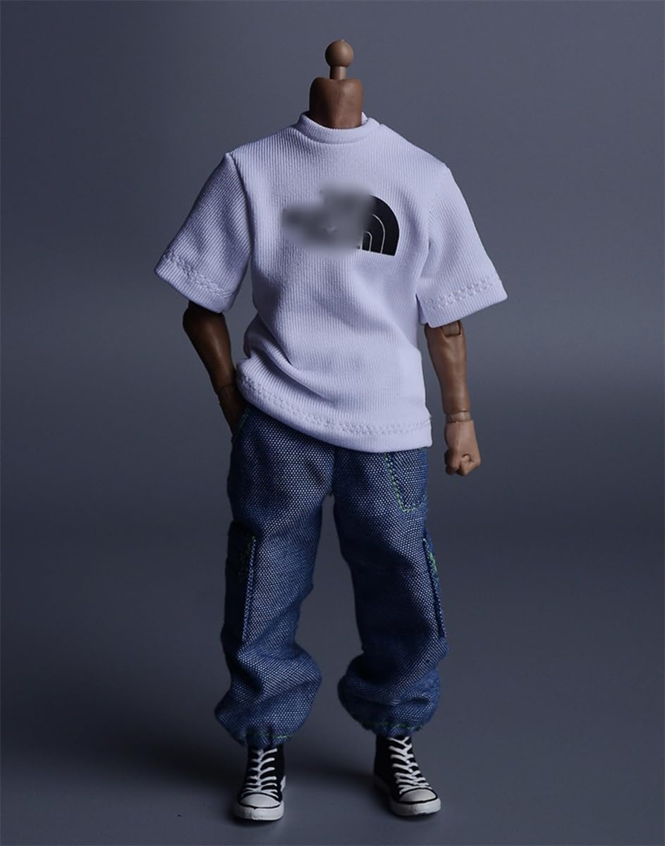 HiPlay Figure Doll Clothes: T-Shirt for 6-inch Collectible