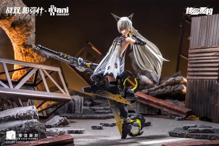 HiPlay Animester Collectible Figure Full Set: Punishing: Gray Raven Nanami, Anime Style, Seamless Design, 1:9 Scale Miniature Action Figurine QSMC