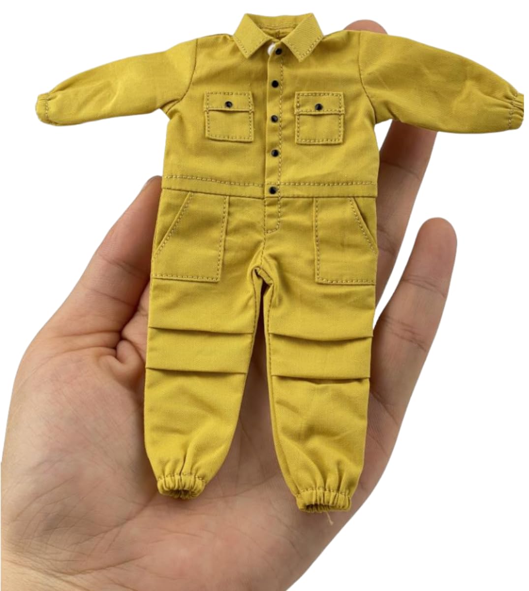 1/12 Scale Figure Doll Clothes: One-Piece Cargo Set Collectible Accessory