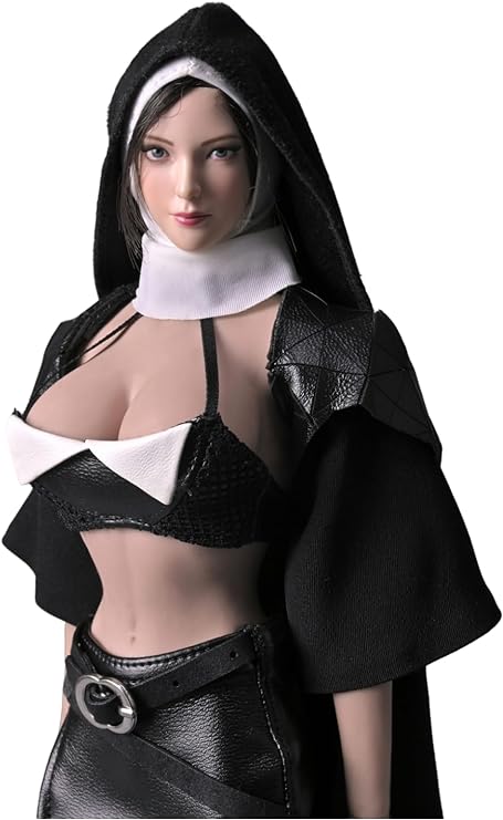 HiPlay 1/6 Scale Female Figure Doll Clothes: Church Unconstrained Sister Set for 12-Inch Collectible Action Figure SA002 (C)