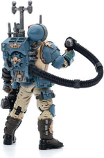 (Only Shipped to the DE) JoyToy Warhammer 40K 1/18 Scale Astra Militarum Tempestus Scions Command Squad 55th Kappic Eagles Vox Operator Action Figure
