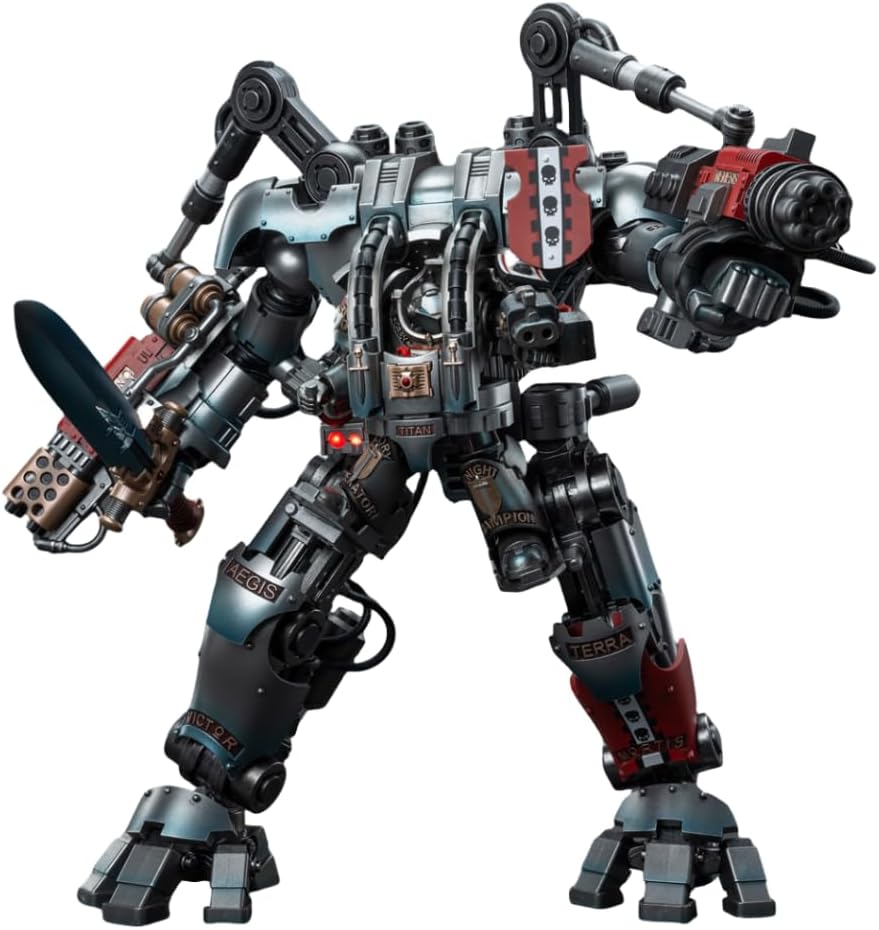 HiPlay JoyToy 40K Collectible Figure: Grey Knights Nemesis Dreadknight Including Pilot 1:18 Scale Action Figures JT6434 (NemesisJSY)