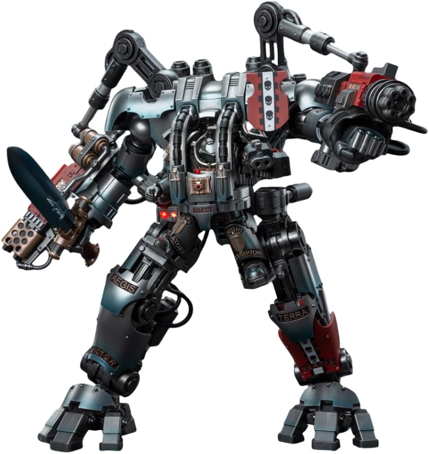 Figura coleccionable JoyToy 40K: Caballeros Grises Nemesis Dreadknight, escala 1:18, JT7592 (Mecha Nemesis, piloto no incluido)
