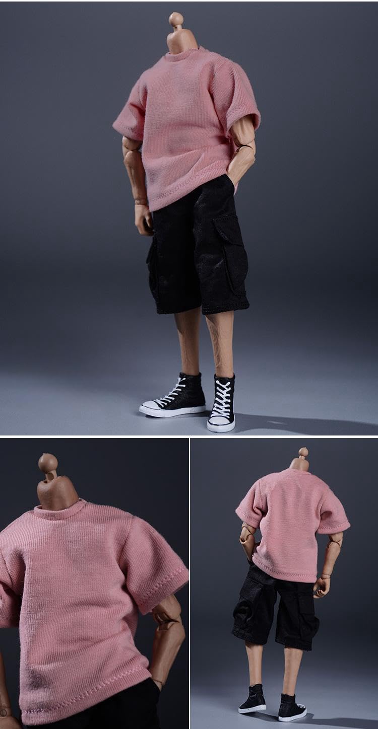 1/12 Scale Figure Doll Clothes: T-Shirt Collectible Accessory