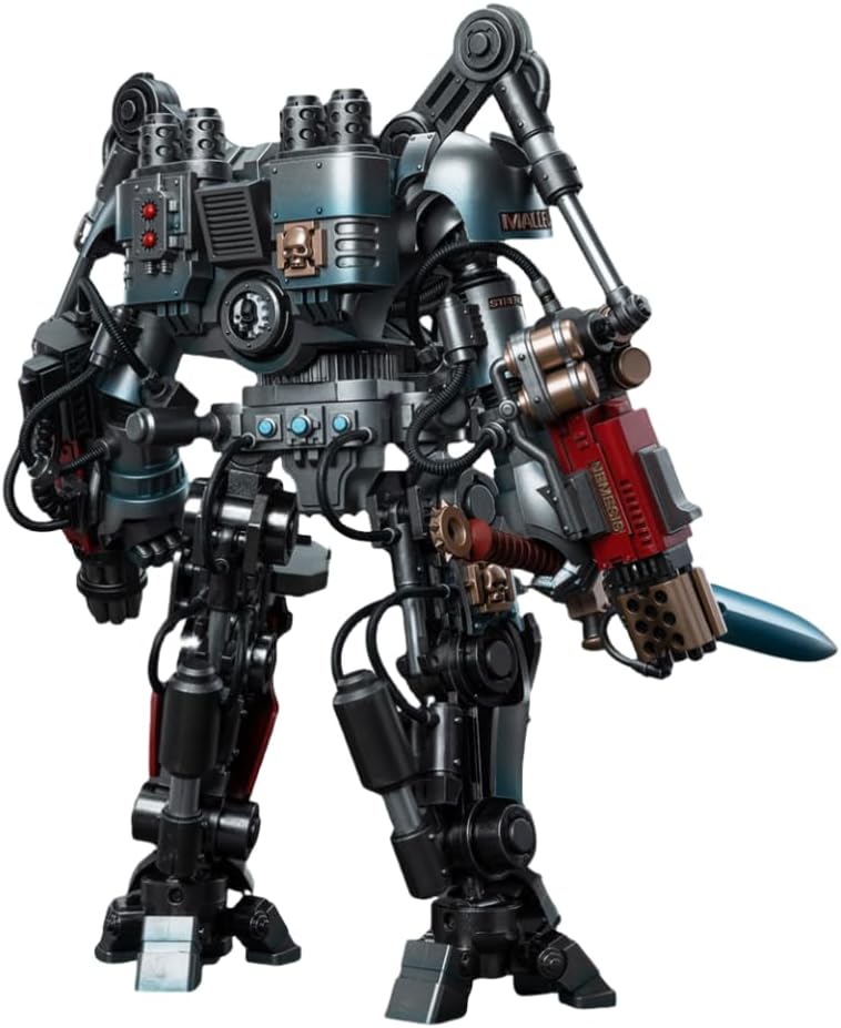 HiPlay JoyToy 40K Collectible Figure: Grey Knights Nemesis Dreadknight Including Pilot 1:18 Scale Action Figures JT6434 (NemesisJSY)