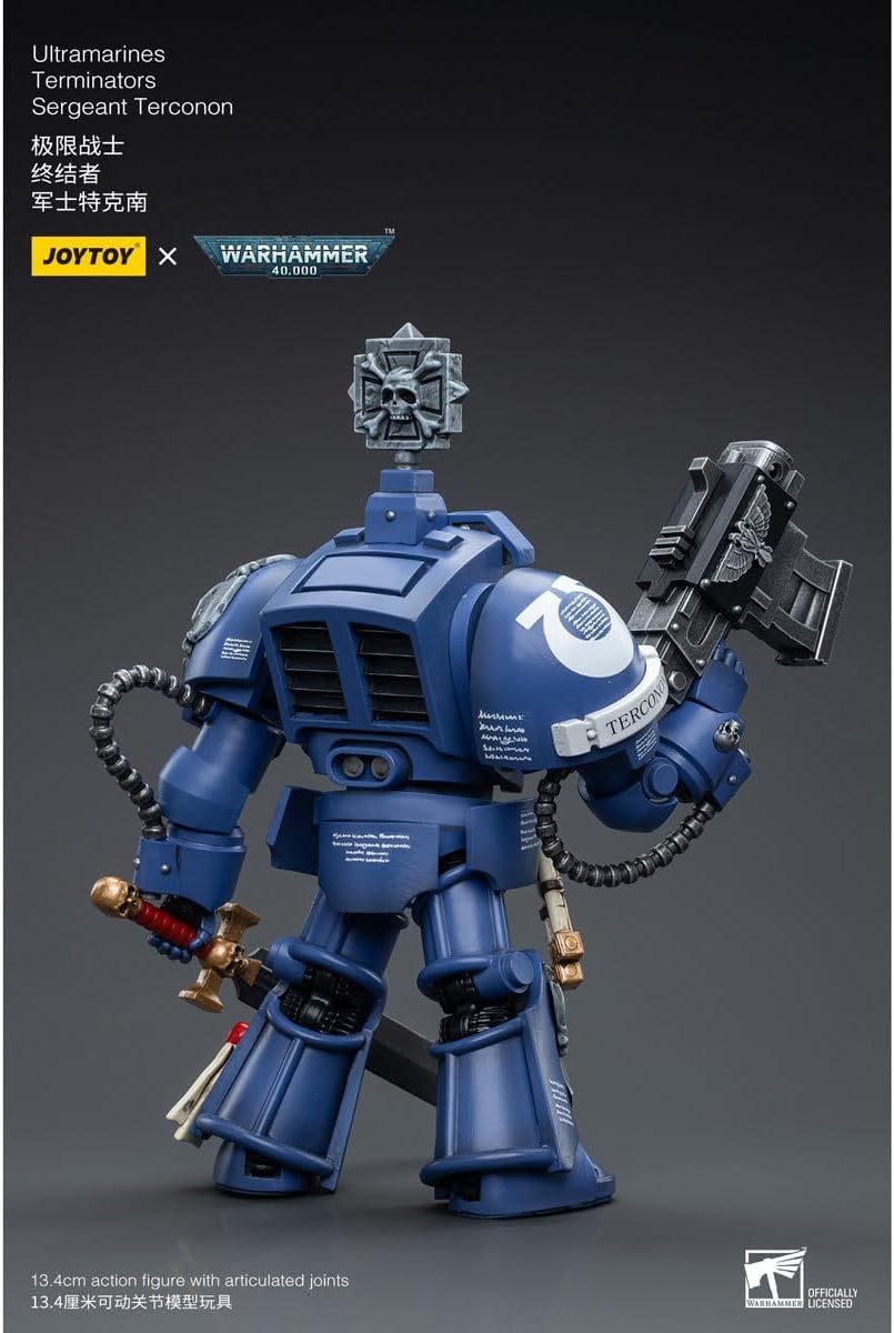 HiPlay JoyToy Warhammer 40K Ultramarines Terminators Sergeant Terconon 1:18 Scale Collectible Action Figure