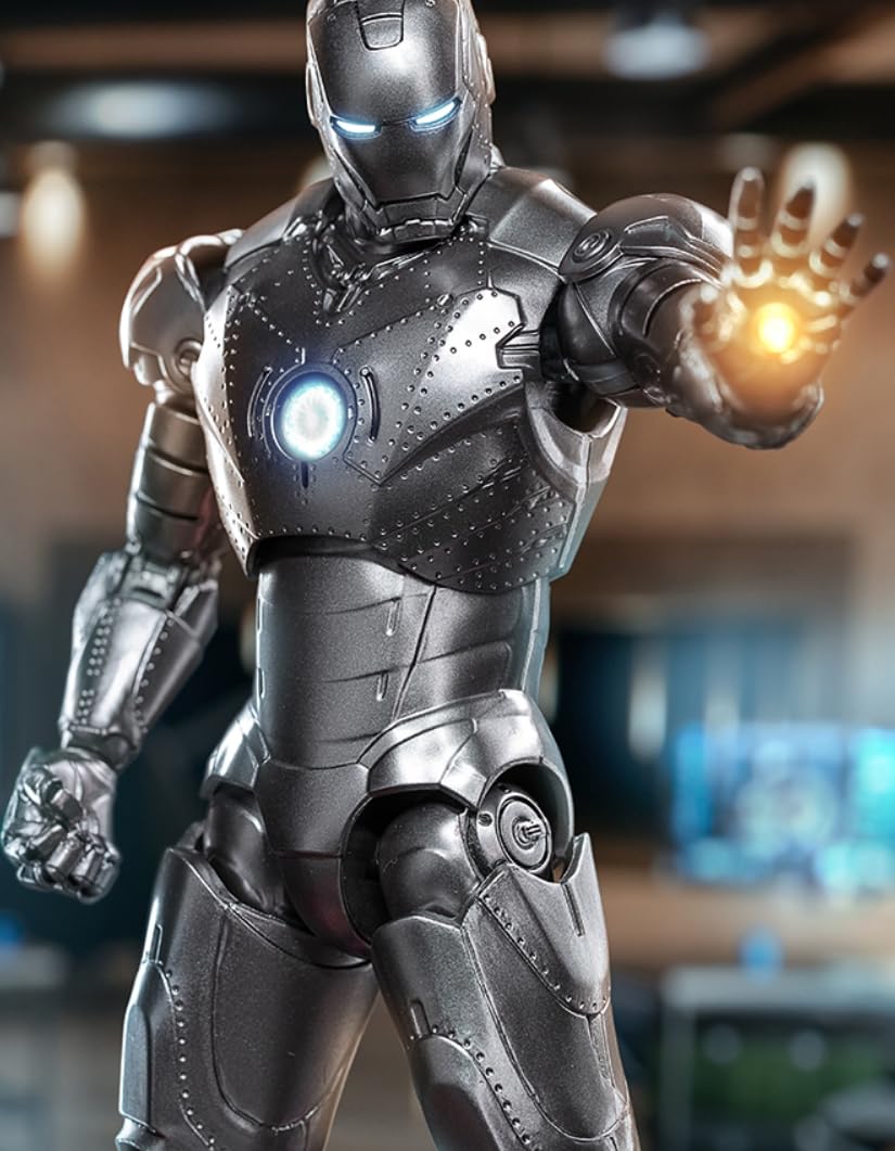 HiPlay ZD Collectible Figure Full Set: Iron Man Mark, 1:10 Scale Miniature Action Figurine