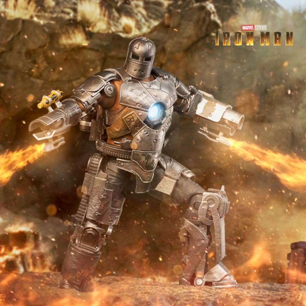 HiPlay ZD Collectible Figure Full Set: Iron Man Mark, 1:10 Scale Miniature Action Figurine