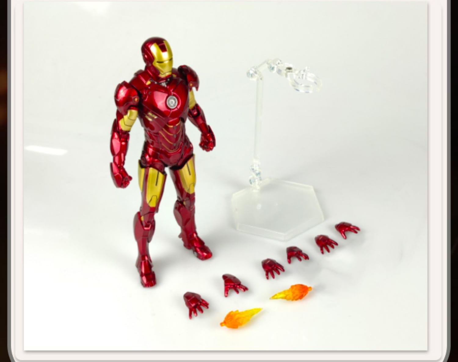 HiPlay ZD Collectible Figure Full Set: Iron Man Mark, 1:10 Scale Miniature Action Figurine