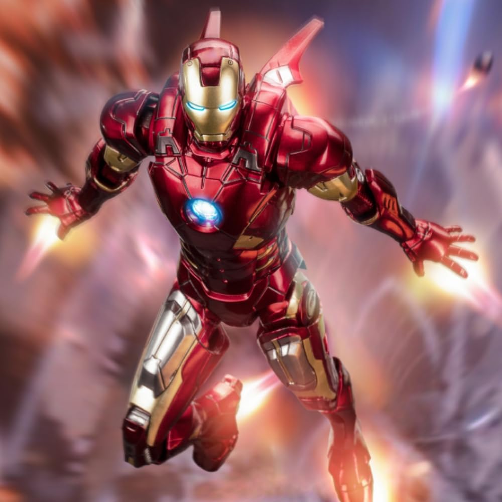 Conjunto completo de figuras coleccionables de ZD: Iron Man Mark, figura de acción en miniatura a escala 1:10