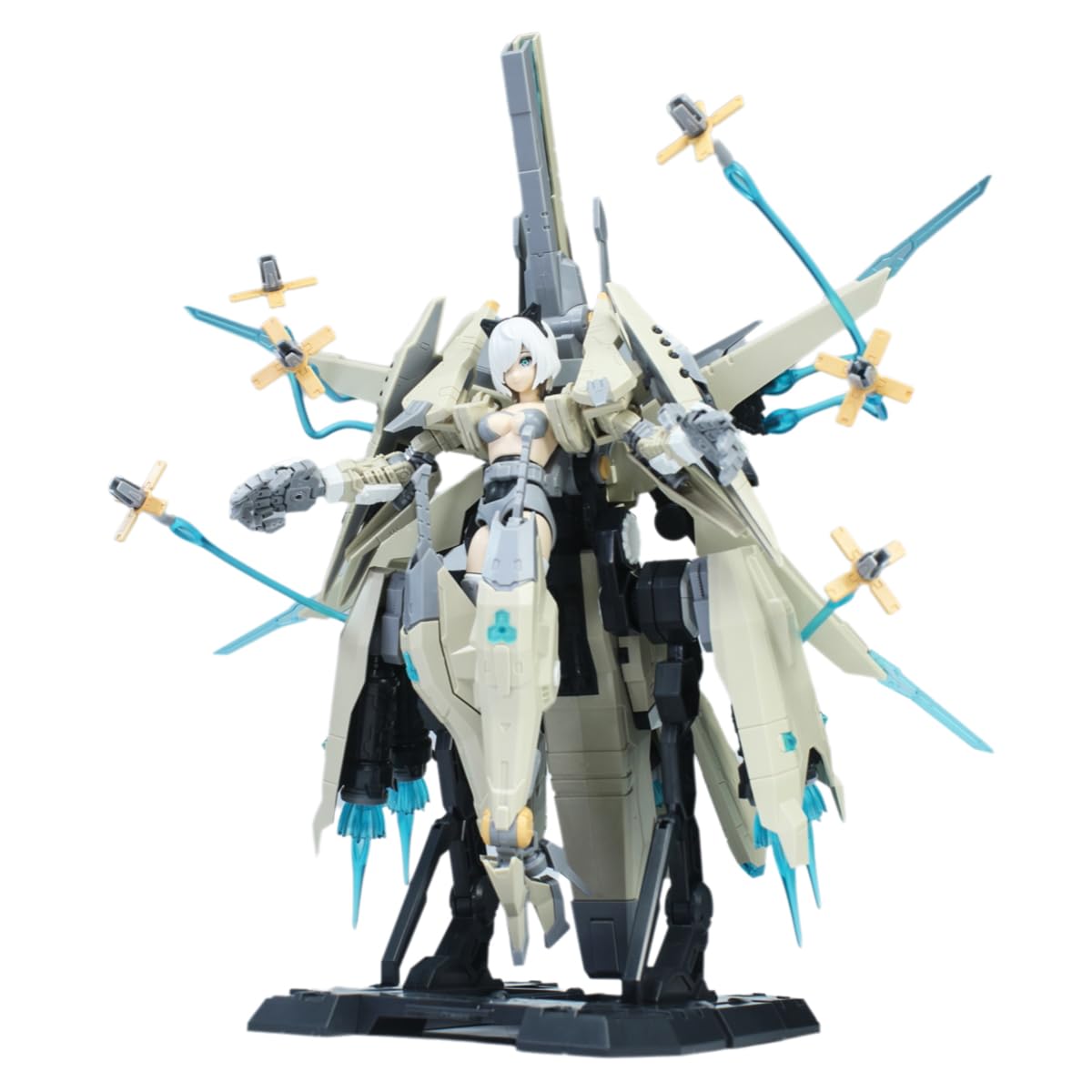 HiPlay SUYATA Plastic Model Kits: God of East: Artemis，FAFNER， Mecha Musume, Anime Style 30cm Scale Collectible Action Figures HP-003