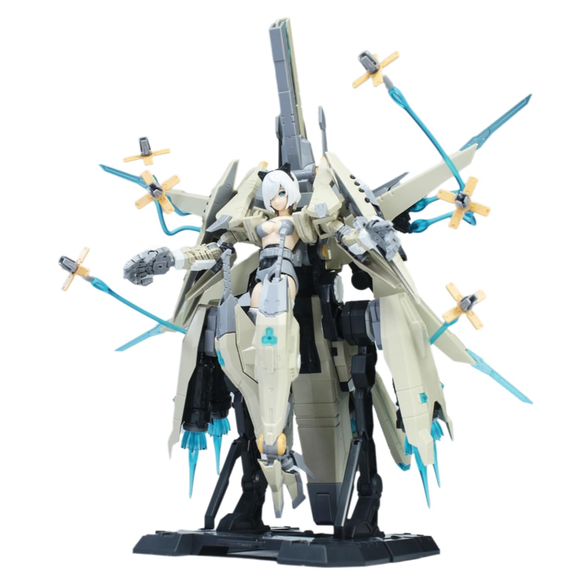 SUYATA Plastic Model Kits: God of East: Artemis，FAFNER， Mecha Musume, Anime Style 30cm Scale Collectible Action Figures HP-003