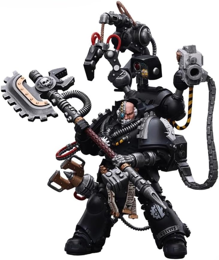 HiPlay JoyToy Warhammer 40K Collectible Figure: Iron Hands lron Father Feirros 1:18 Scale Action Figures