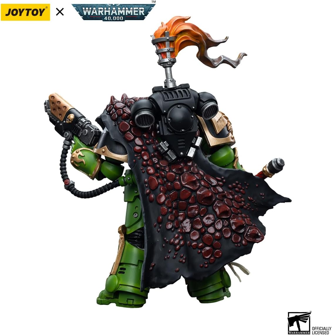 HiPlay JoyToy Warhammer 40K Salamanders Captain Adrax Agatone 1:18 Scale Collectible Action Figure