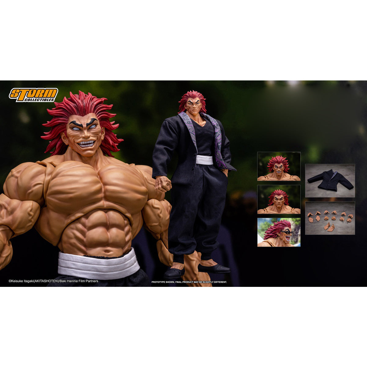 Storm Toys Popular Manga Baki - Yujiro Hanma Action Figures
