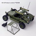 FANS HOBBY VE-01 Air Eagle VE-02 Uni-Thunder VE-03 A.T.A.C. All-Terrain Attack Carrier VEA-01 Missile Launcher Set 1/12 Scale Vehicle Model