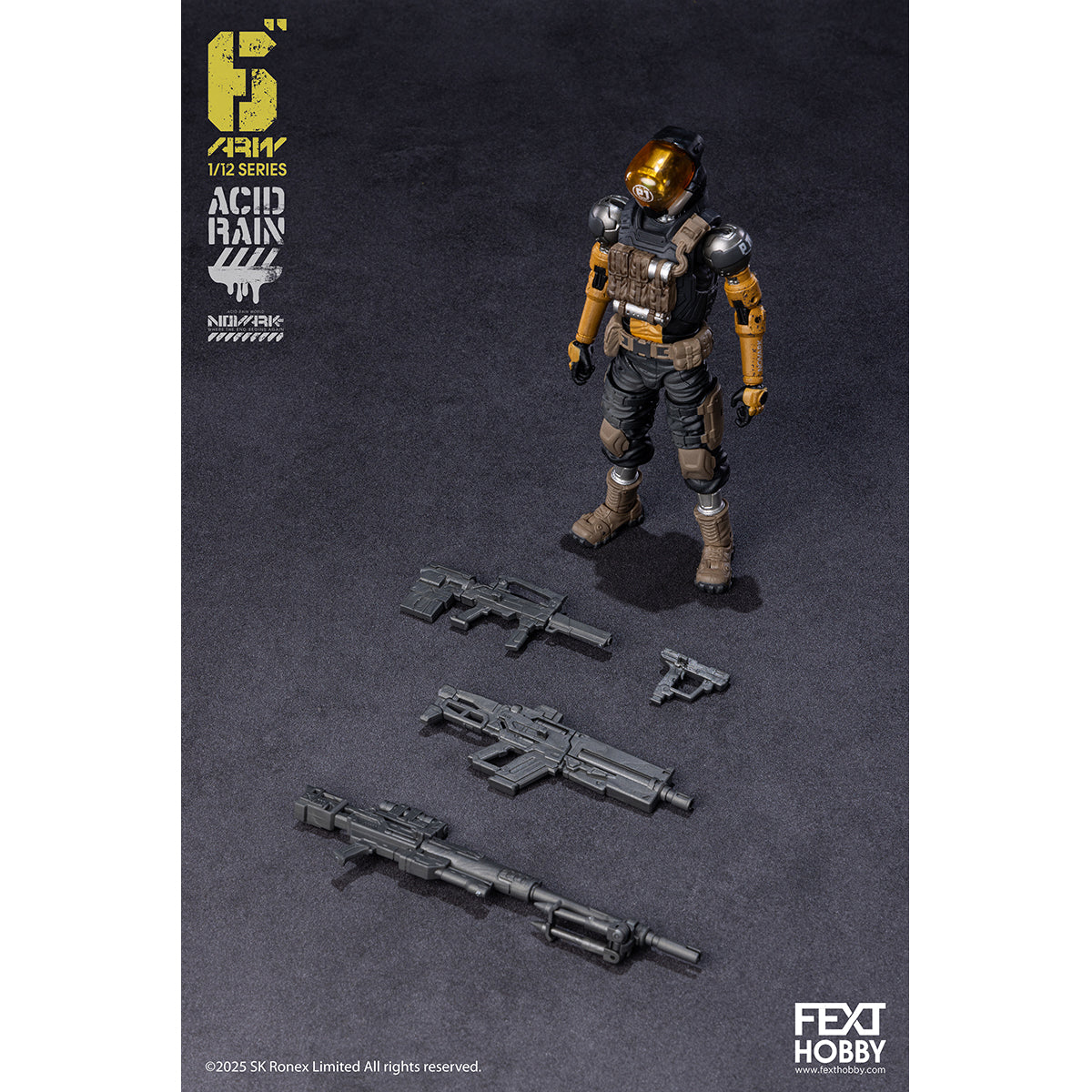 FEXT HOBBY Acid Rain World: Novark FXH-AR-001 THAME/FXH-AR-002 WAR BANNER/FXH-AR-003 SKULLWELDER/FXH-AR-004 PROTEUS 1/12 Scale Action Figure