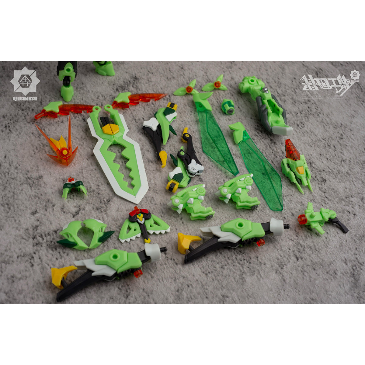 Quankai Studio Gene Interference Series Mantis Armor Suit Mantis Girl QK-TL-001 Assembly Model Kit