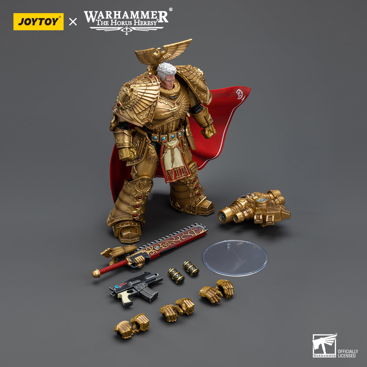 (Only Shipped to the US) JOYTOY Imperial Fists Rogal Dorn Primarch of the Vllth Legion JT8865 1/18 Scale Action Figure