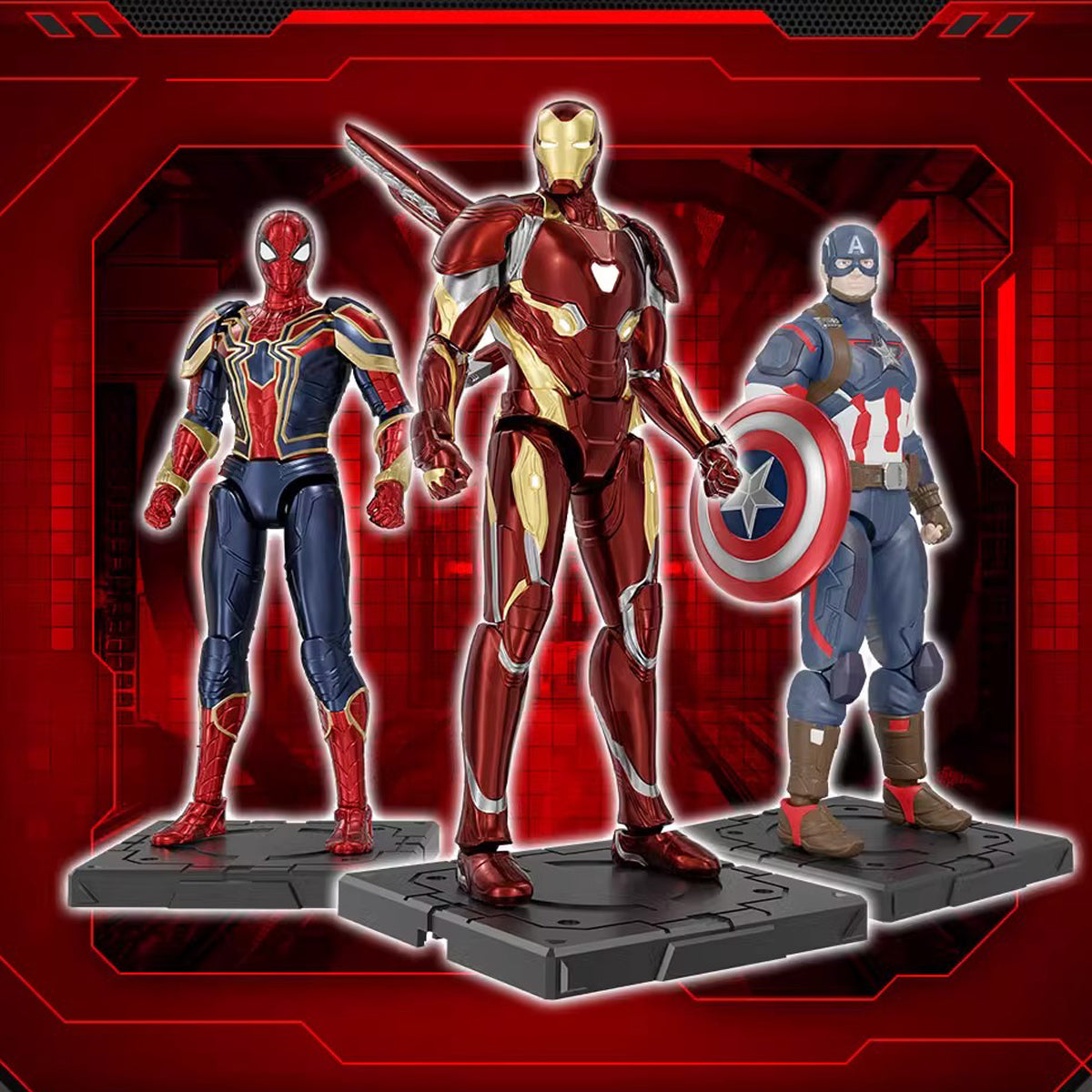 Fondjoy Infinity Saga Iron Spider Assembly Model Kits Comic Series