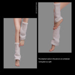 VSTOYS Female Foot Model White Color for Action Figures